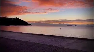 New Year’s Day sunrise Torquay time lapse shot on the osmo mobile 3
