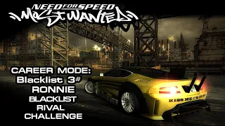 NFS: Most Wanted (2005) - Blacklist #3: Ronnie - Blacklist Rival Challenge (PC)