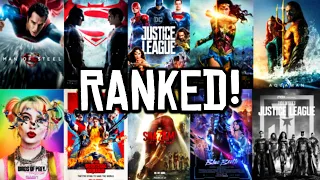 All 16 DCEU Movies Ranked! (WORST to BEST)