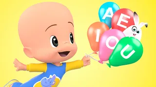 Balloons Vowels and more | Kids Education | Toddlers | Cleo & Cuquin