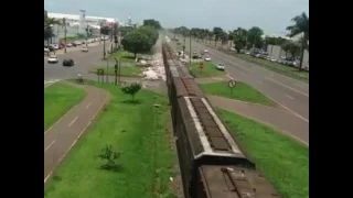 Colisão de trem com caminhão em Arapongas