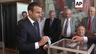 President votes in 2nd round of French election