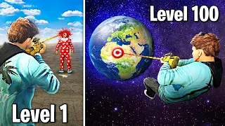 Level 1 To Level 100 Trick Shots in GTA 5!
