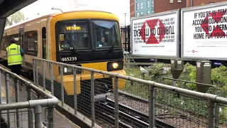 Southeastern Class 465/2 departs Bromley South for London Victoria