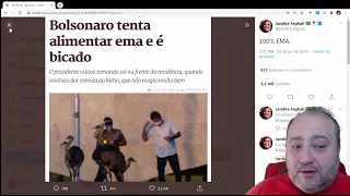 EMA DÁ BICADA EM BOLSONARO NO PALÁCIO DA ALVORADA   O ANIMAL PASSA BEM