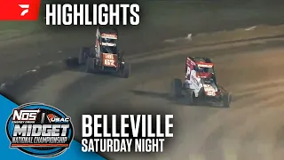 𝑯𝑰𝑮𝑯𝑳𝑰𝑮𝑯𝑻𝑺: USAC NOS Energy Drink National Midgets | Belleville Short Track | May 18, 2024