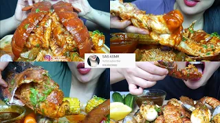 COMPILATION MUKBANG SAS-ASMR Eating  LOBSTER🦞 (requested)