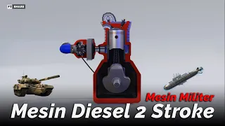 Mengenal Mesin Diesel 2 Stroke ( 2 Tak ) | Pengenalan Sejarah & System kerja ( Diesel Engine )