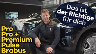 smart #1 UNTERSCHIEDE Pro, Pro+, Premium, Pulse & Brabus - Vergleich der Ausstattungen | Modelle