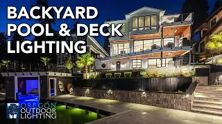 Backyard Pool & Deck Lighting | Oregon Outdoor Lighting