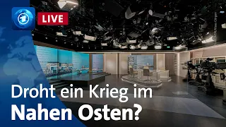 Iran und Israel: Droht ein großer Krieg im Nahen Osten? | ARD-Presseclub