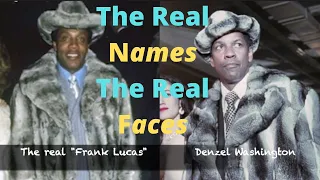 American Gangster | The REAL people from American Gangster | Cast vs Real life | #AmericanGangster