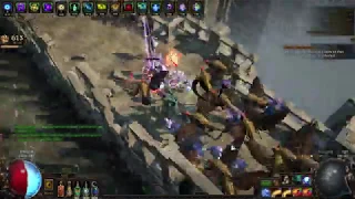 Path of Exile 3.9 - Herald of Thunder Autobomber with Orb of Storms / Storm Brand T16 Waterways run