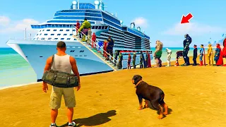 FRANKLIN First Ship Experience With AVENGERS IN GTA 5!