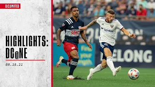 HIGHLIGHTS: D.C. United vs. New England Revolution | August 18, 2021