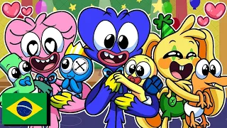 Rainbow Friends Bebês Vs Poppy Playtime 🎤 Melhores Animações de Friday Night Funkin