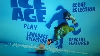 Ice Age UK DVD Menu Walkthrough (2002)