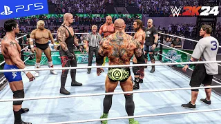 WWE 2K24 - Legendary 8 Superstar Match at WrestleMania 40 | PS5" [4K60]