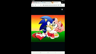 Sonic and Amy versus deviantART!