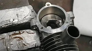 F2D FORA motor, crankshaft rotating