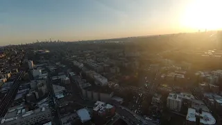 drone in New York city