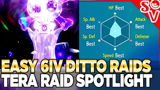 Easy 6 IV Ditto Raid Spotlight *OVER* Pokemon Scarlet and Violet