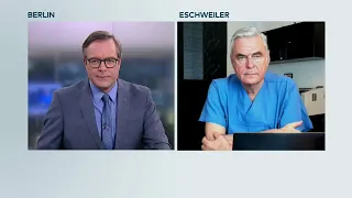 WELT N24 Interview Prof. Uwe Janssens, Präsident der DIVI, Behandlung von A. Nawalny (Charité)