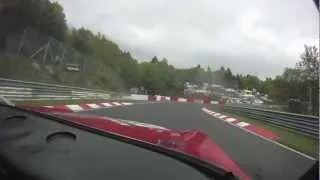 Alfa Romeo GTAm and Peugeot 205 24Classic Nurburgring almost crashed