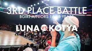 Luna vs Kotya | 3rd Place Battle BGirls Junior 16-18 | ROBC 2019