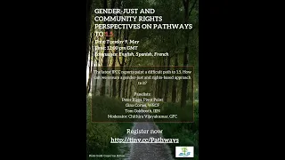 Gender-Just and Community Rights Perspectives on Pathways to 1.5