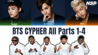 BTS Cypher 1-4  | Reaction !!!