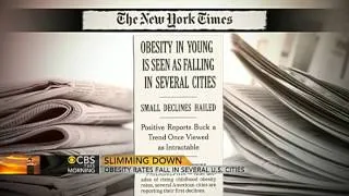 Obesity rates fall in several U.S. cities