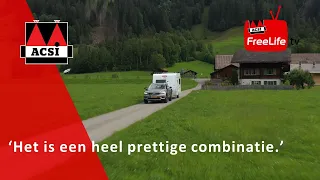 Hoe presteert de auto-caravancombinatie in de Zwitserse bergen? | ACSI FreeLife Testtour 2021 | Bern