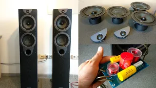 Ремонт динамиков wharfedale evolution 2-40 плохо играют вч динамики пропали верха