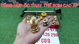 Phụ Kiện Sửa Chữa Bơm Tay Cao Áp| Tổng Hợp Các Loại Ốc Thay Thế Cho Bơm Cao Áp| Bơm Súng PCP