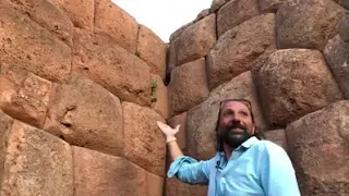 Nassim Haramein at Megalithic Wall in Chinchero, Peru