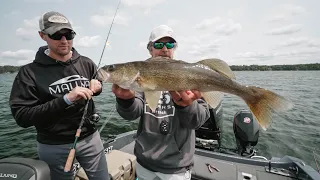 Fishing Big Walleyes and Muskies on Leech Lake