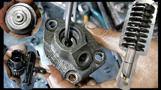 1 cylinder diesel pump repair | China Peter engine 16hp diesel pump plunger install