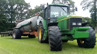 Injecting slurry!  - John Deere 6506 with Jako 8000ltr slurry tank // Dairy farm Lusseveld  (2020)