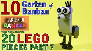 10 Garten of Banban things you can make with 20 Lego Pieces Part 7