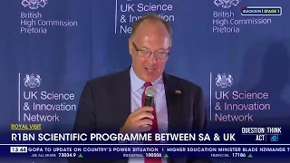 Royal Visit | R1bn scientific programme between SA & UK