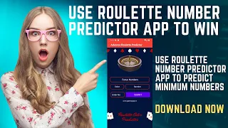 Use Roulette Number Predictor App to predict minimum numbers | This app predicts numbers from wheel