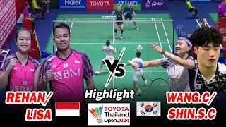 Rehan/Lisa VS Wang.C/Shin.S.C  / Thailand Open 2024 Badminton R32 ~ Net Sport
