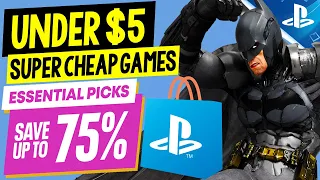 13 GREAT PSN Game Deals UNDER $5! PSN Essential Picks Sale SUPER CHEAP PS4/PS5 Games to Buy!