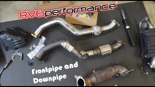 Honda Civic Type R FL5 Gets Brand New RV6 Downpipe And Front Pipe!