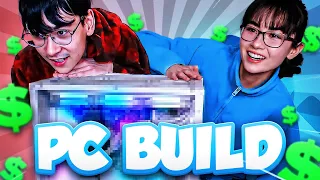 Kyedae & TenZ BUILD $5000 GAMING PC !!!