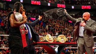WWE New Tag team Championship Belts Presentation!