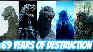 Godzilla 69th Anniversary Tribute (blue oyster cult mashup)