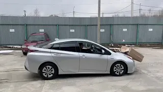 Toyota Prius ZVW51 система PCS на скорости 40 км/ч