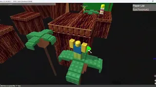 Some Sonic 2 Beta Wood Zone obby i made in novetus